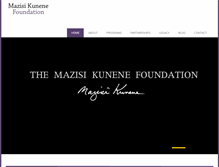 Tablet Screenshot of kunenefoundation.org
